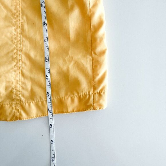 Eddie Bauer Womens Windbreaker Jacket Full Zip Mock Neck Packable Yellow Large - Picture 6 of 7